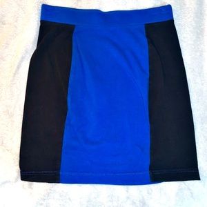 Colorblock Mini Skirt